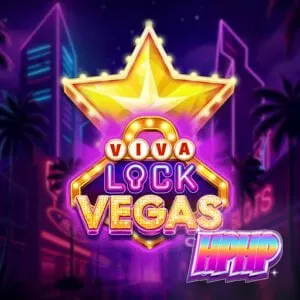 Interface do jogo Viva Lock Vegas com símbolos de frutas e medidores de jackpot